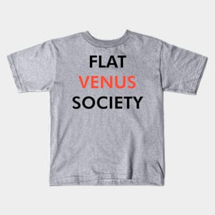 Flat Venus Society (Dark) Kids T-Shirt